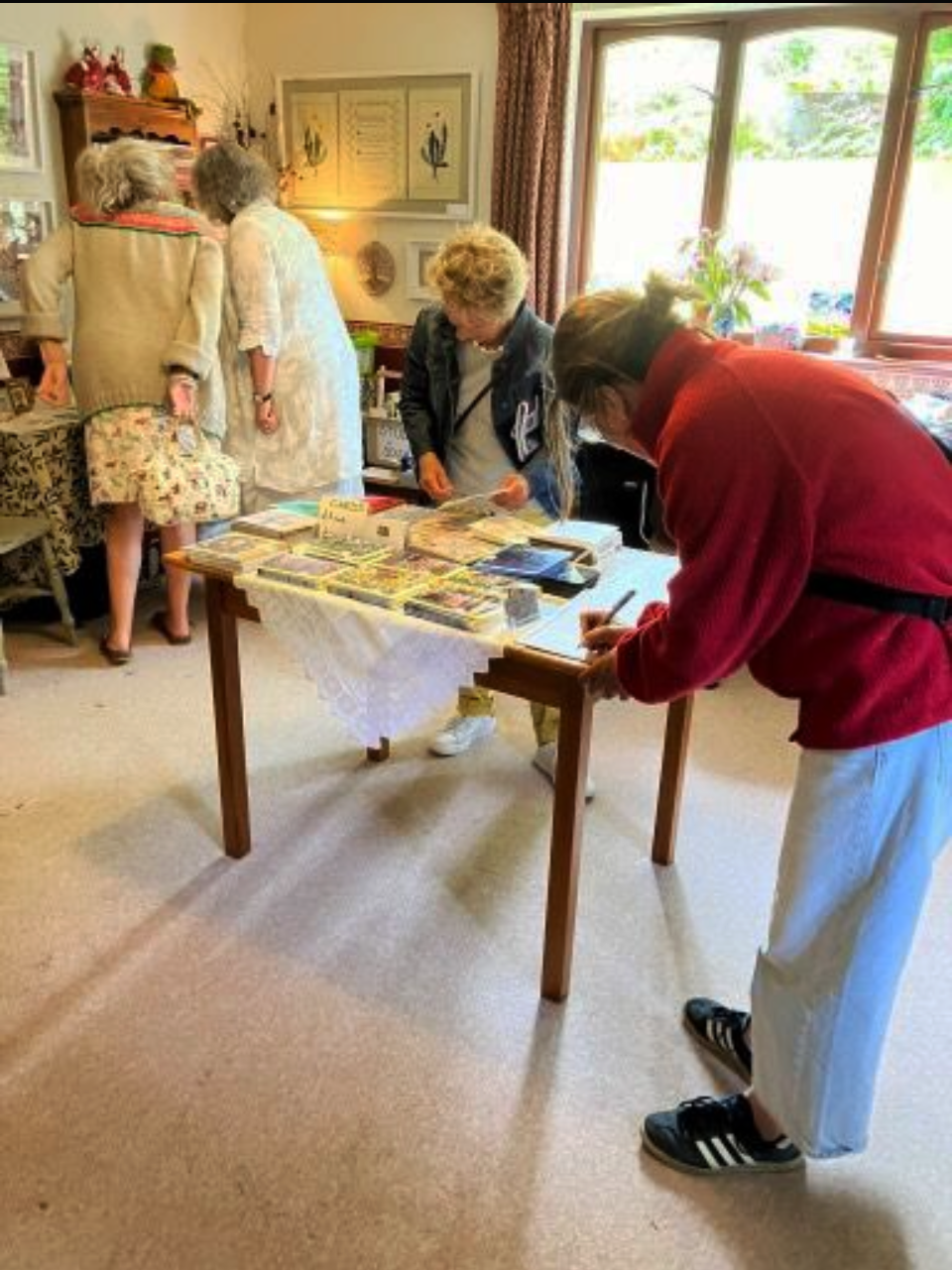 Visitors to Open Studios Cornwall